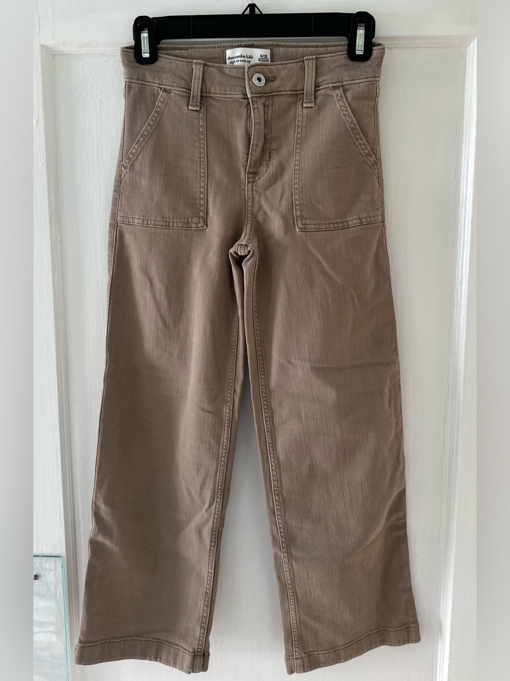 Abercrombie Tan Straight Leg Jeans